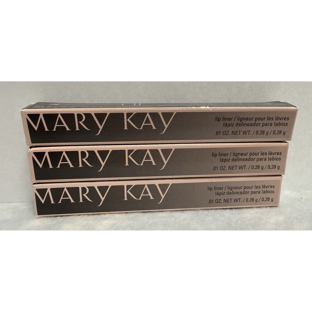 LOT OF 3 Mary Kay Twist Up Lip Liner Coral 085798 Full Size .01 oz Discontinued